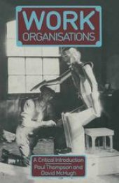 book Work Organisations: A critical introduction