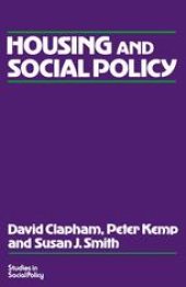 book Housing and Social Policy