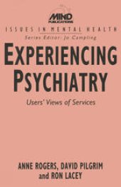 book Experiencing Psychiatry: User’s View of Services