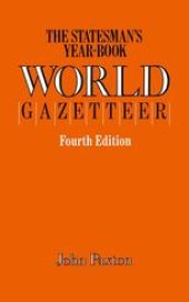 book The Statesman’s Year-Book World Gazetteer