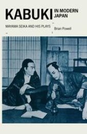 book Kabuki in Modern Japan: Mayama Seika and his Plays