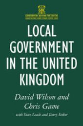 book Local Government in the United Kingdom