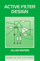 book Active Filter Design