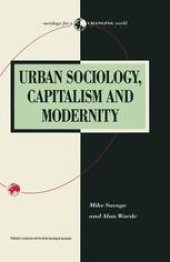 book Urban Sociology, Capitalism and Modernity