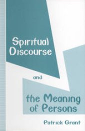 book Spiritual Discourse and the Meaning of Persons