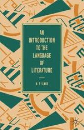 book An Introduction to the Language of Literature