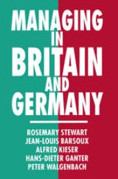 book Managing in Britain and Germany