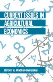 book Current Issues in Agricultural Economics