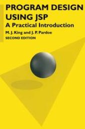 book Program Design Using JSP: A Practical Introduction