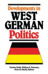 book Developments in West German Politics