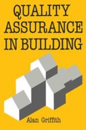 book Quality Assurance in Building