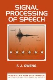 book Signal Processing of Speech