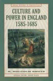 book Culture and Power in England, 1585–1685