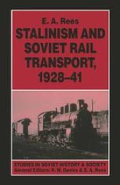 book Stalinism and Soviet Rail Transport, 1928–41