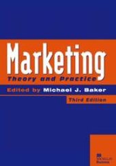 book Marketing Theory and Practice