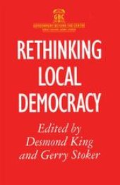 book Rethinking Local Democracy