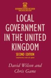 book Local Government in the United Kingdom