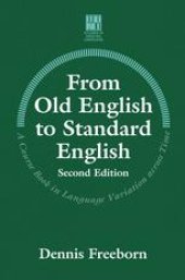 book From Old English to Standard English: A Course Book in Language Variation Across Time