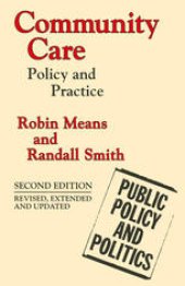 book Community Care: Policy and Practice