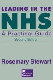 book Leading in the NHS: A Practical Guide