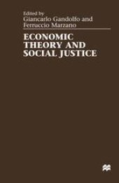 book Economic Theory and Social Justice