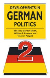 book Developments in German Politics 2