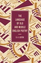 book The Language of Old and Middle English Poetry