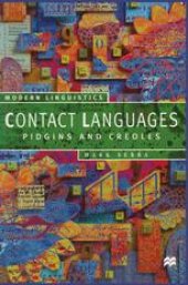 book Contact Languages: Pidgins and Creoles