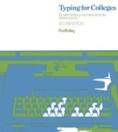 book Typing for Colleges: for elementary and intermediate examinations