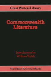 book Commonwealth Literature