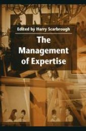 book The Management of Expertise