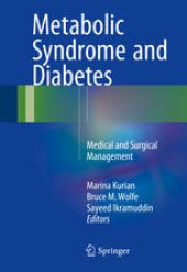 book Metabolic Syndrome and Diabetes: Medical and Surgical Management