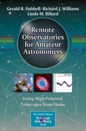 book Remote Observatories for Amateur Astronomers: Using High-Powered Telescopes from Home