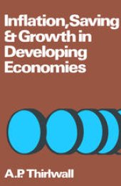 book Inflation, Saving and Growth in Developing Economies