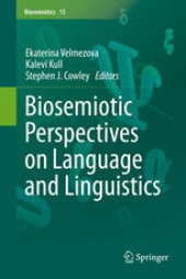 book Biosemiotic Perspectives on Language and Linguistics