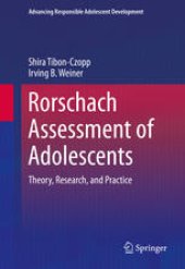 book Rorschach Assessment of Adolescents: Theory, Research, and Practice