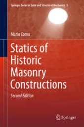 book Statics of Historic Masonry Constructions