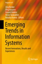 book Emerging Trends in Information Systems: Recent Innovations, Results and Experiences