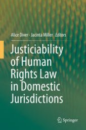 book Justiciability of Human Rights Law in Domestic Jurisdictions