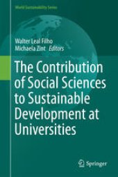 book The Contribution of Social Sciences to Sustainable Development at Universities