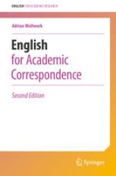 book English for Academic Correspondence 