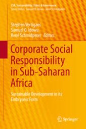 book Corporate Social Responsibility in Sub-Saharan Africa: Sustainable Development in its Embryonic Form