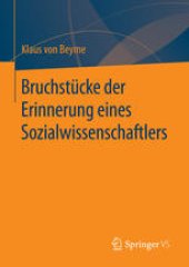 book Bruchstücke der Erinnerung eines Sozialwissenschaftlers