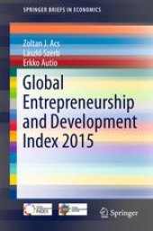 book Global Entrepreneurship and Development Index 2015