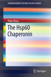 book The Hsp60 Chaperonin