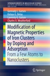 book Modification of Magnetic Properties of Iron Clusters by Doping and Adsorption: From a Few Atoms to Nanoclusters