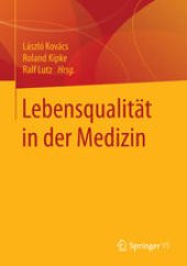 book Lebensqualität in der Medizin