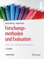 book Forschungsmethoden und Evaluation in den Sozial- und Humanwissenschaften