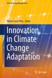 book Innovation in Climate Change Adaptation