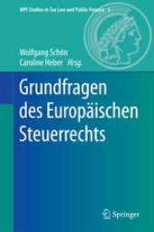 book Grundfragen des Europäischen Steuerrechts